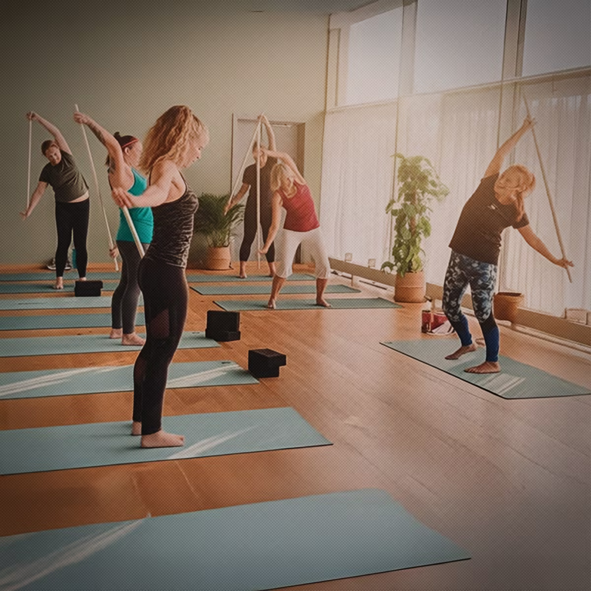 Yogasal på Core Gym Vegastaden
